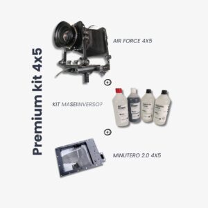 Premium kit 4x5: Air Force 4x5 + Minutero 2.0 4x5 + maseiiverso? reversal kit